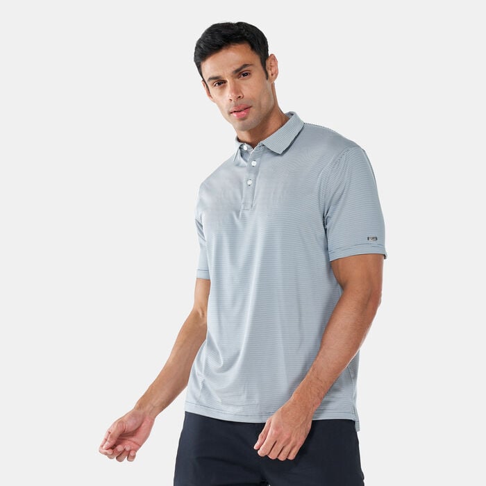 Nike Golf Men's Golf Dri-FIT Player Striped Polo T-Shirt Green Nike Golf Men's Golf Dri-FIT Player Striped Polo T-Shirt Green image number 0