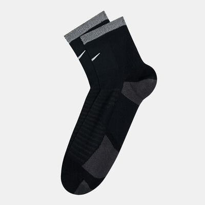 Nike Men's Spark Cushioned Ankle Running Socks Black
