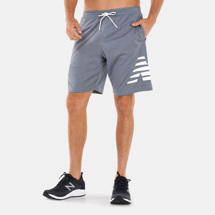 New Balance Men's Heathertech Shorts Grey New Balance Men's Heathertech Shorts Grey image number 0