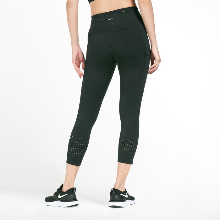 Nike Women's Epic Lux Crop Leggings Black Nike Women's Epic Lux Crop Leggings Black image number 1