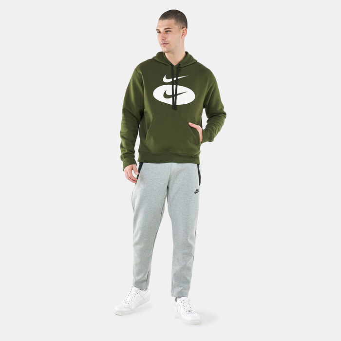 Nike Men's Sportswear Swoosh League Fleece Hoodie Green Nike Men's Sportswear Swoosh League Fleece Hoodie Green image number 2