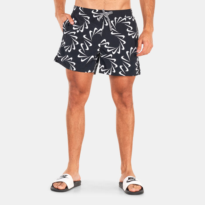 Nike Swim Men's 5 Volley Shorts Black image number 0