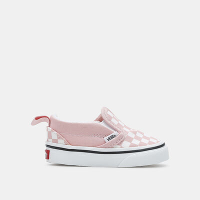 Vans Kids' Checkerboard Slip-On Velcro Unisex Shoe Pink Vans Kids' Checkerboard Slip-On Velcro Unisex Shoe Pink