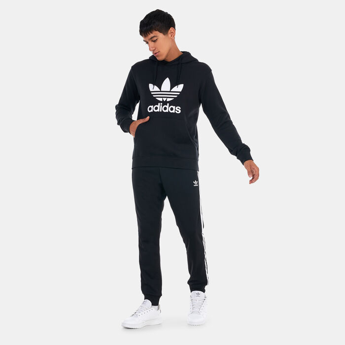 adidas Originals Men's Adicolor Classics Trefoil Hoodie Black adidas Originals Men's Adicolor Classics Trefoil Hoodie Black image number 2