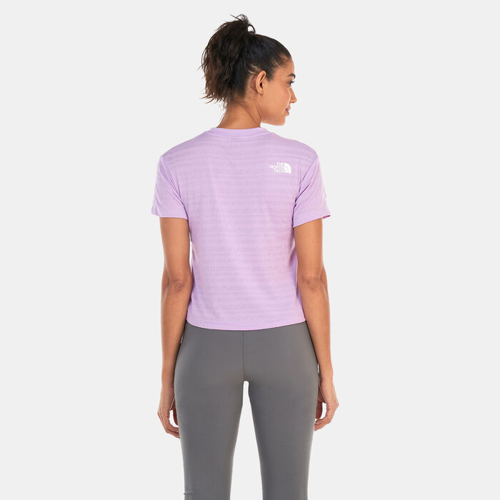 The North Face Women's Mountain Athletics T-Shirt Purple The North Face Women's Mountain Athletics T-Shirt Purple image number 1