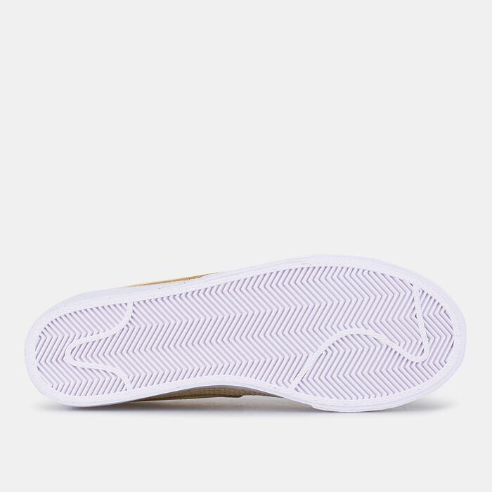 Nike Women's Blazer Low Platform Shoe Beige image number 3