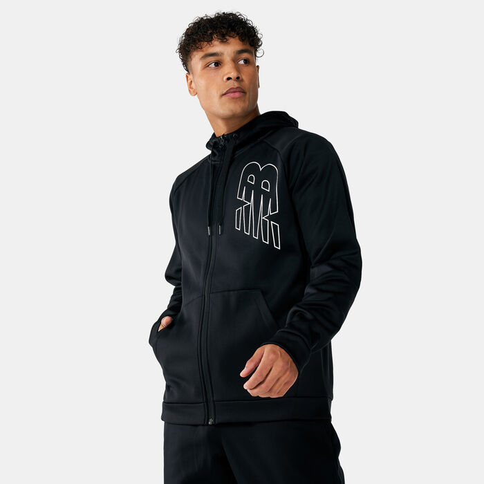 New Balance Men's Tenacity Performance Fleece Hoodie Black New Balance Men's Tenacity Performance Fleece Hoodie Black image number 0
