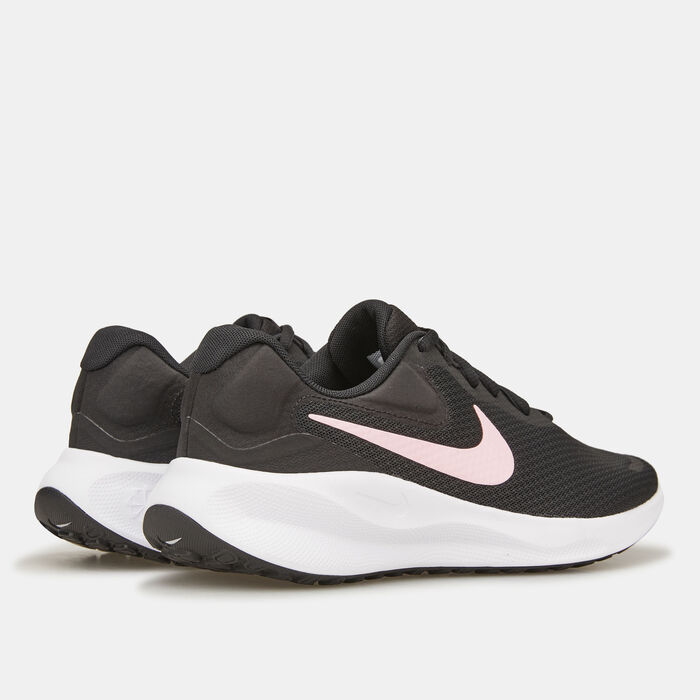 Nike Women's Revolution 7 Road Running Shoes Black Nike Women's Revolution 7 Road Running Shoes Black image number 3