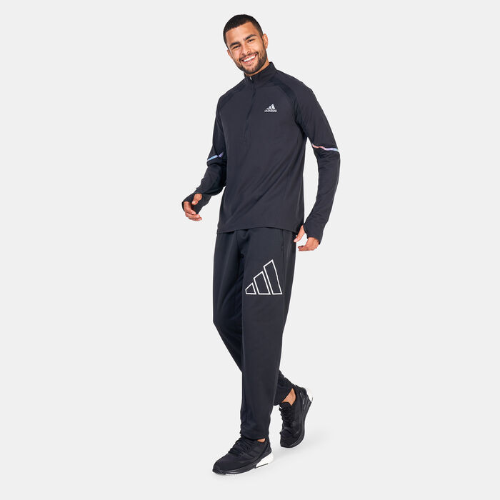 adidas Men's Train Icons 3-Bar Training Pants Black adidas Men's Train Icons 3-Bar Training Pants Black image number 2