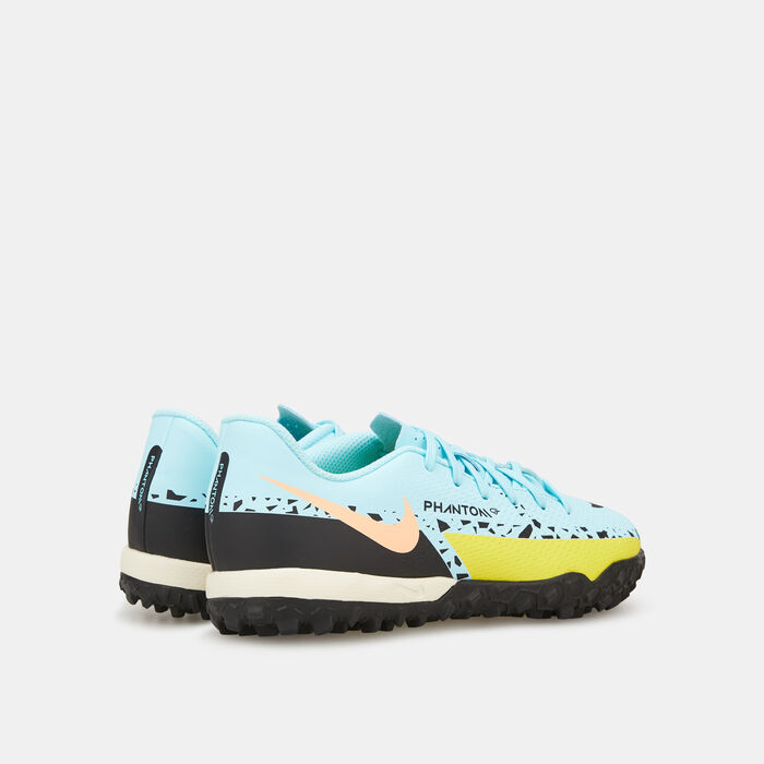 Nike Kids' Phantom GT2 Academy Turf Ground Football Shoe Blue Nike Kids' Phantom GT2 Academy Turf Ground Football Shoe Blue image number 2
