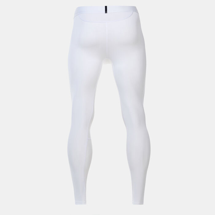 adidas Men's Techfit AEROREADY Tights White adidas Men's Techfit AEROREADY Tights White image number 1
