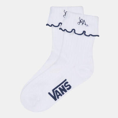 Vans Women's Armanto Ruffled Socks White Vans Women's Armanto Ruffled Socks White