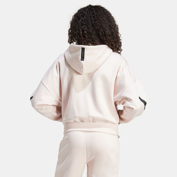 adidas Women's Z.N.E. Hoodie Pink image number 1