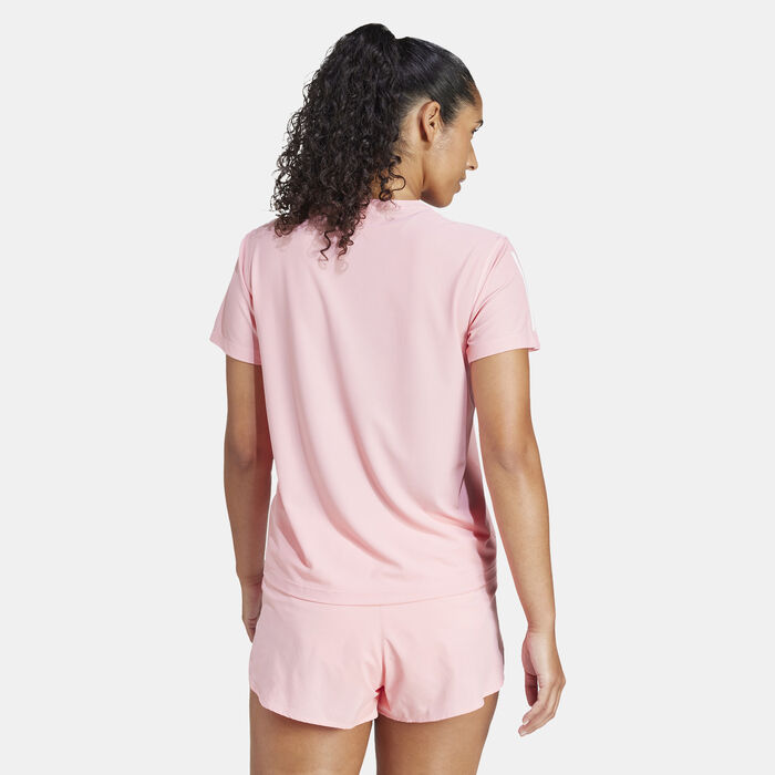adidas Women's Own The Run T-Shirt Pink adidas Women's Own The Run T-Shirt Pink image number 1