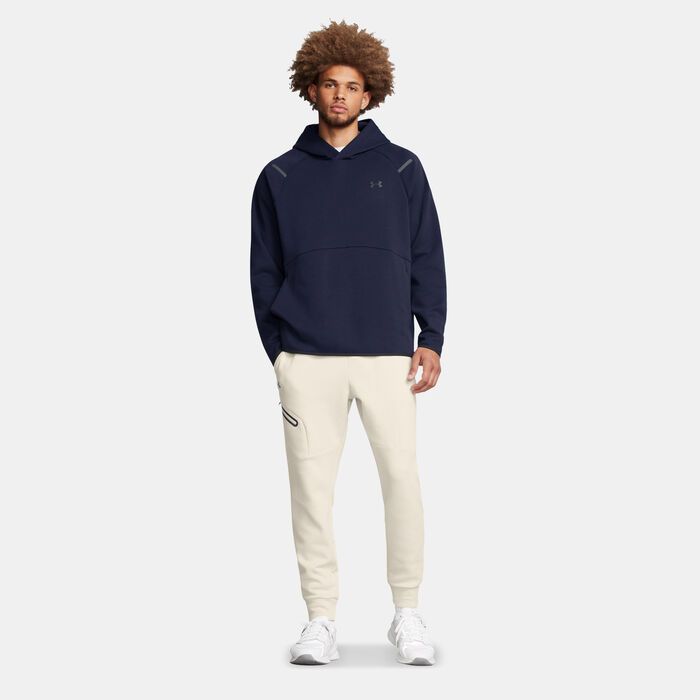 Under Armour Men's Unstoppable Fleece Joggers White Under Armour Men's Unstoppable Fleece Joggers White image number 2