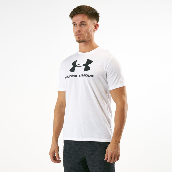 Under Armour Men's Sportstyle Logo T-Shirt White Under Armour Men's Sportstyle Logo T-Shirt White image number 0
