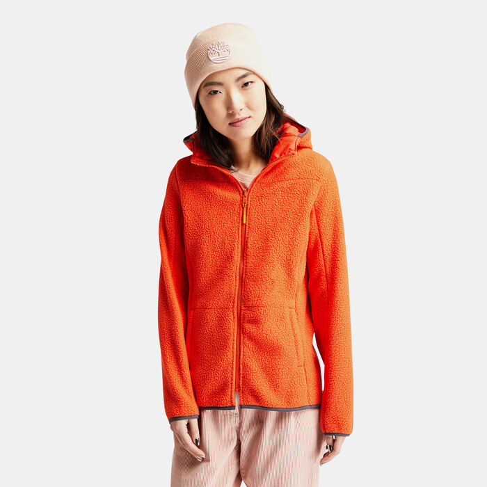 Timberland Men's Tonal 3D Embroidery Beanie Pink Timberland Men's Tonal 3D Embroidery Beanie Pink image number 2