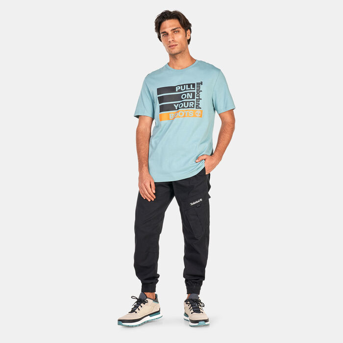 Timberland Men's Earth Day EK+ T-Shirt Blue Timberland Men's Earth Day EK+ T-Shirt Blue image number 2