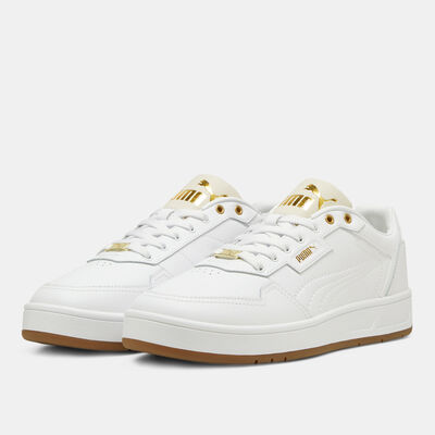 PUMA Men's Court Classic Lux Shoes White