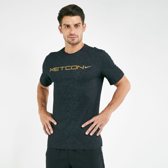 Nike Men's Dri-FIT Training T-Shirt Black Nike Men's Dri-FIT Training T-Shirt Black image number 0