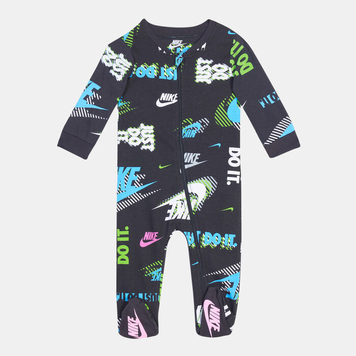 Nike Kids' Active Joy Footed Coverall (Baby and Toddler) Black Nike Kids' Active Joy Footed Coverall (Baby and Toddler) Black image number 0