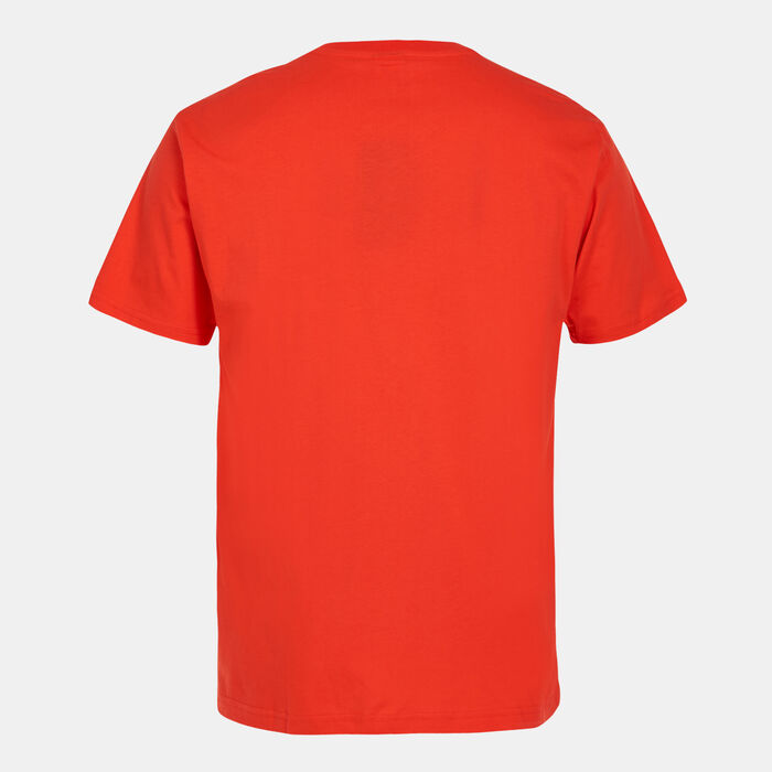 New Balance Men's Essentials Tag T-Shirt Orange New Balance Men's Essentials Tag T-Shirt Orange image number 1