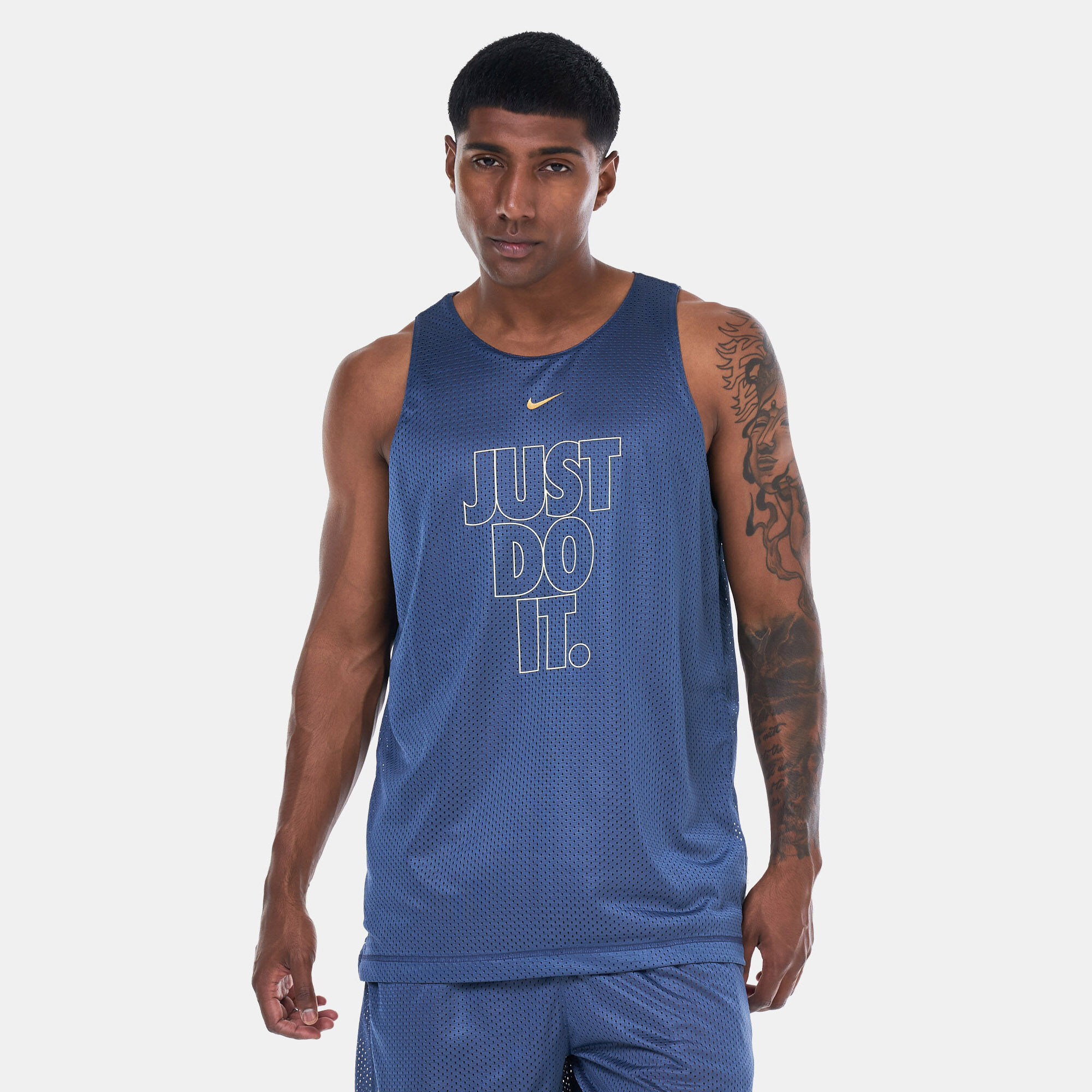 Dri fit reversible basketball jersey top