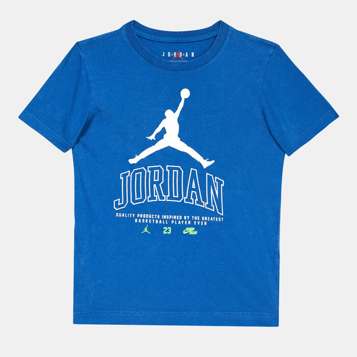 Jordan Kids' No Look T-Shirt Blue image number 0