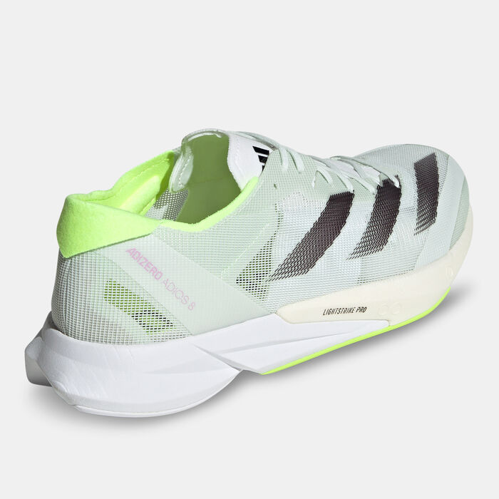 adidas Men's Adizero Adios 8 Running Shoes Grey image number 2