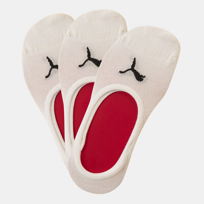 PUMA Men's Footie Socks (3 Pack) White