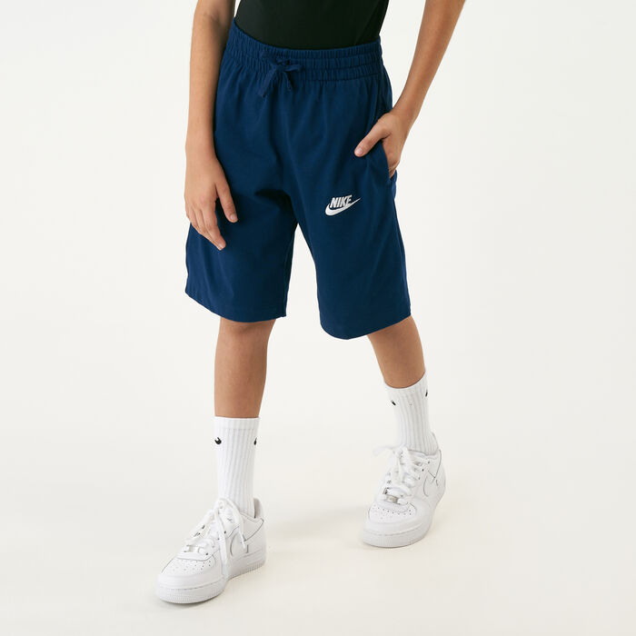 Nike Kids' Jersey Shorts (Older Kids) Blue Nike Kids' Jersey Shorts (Older Kids) Blue image number 0