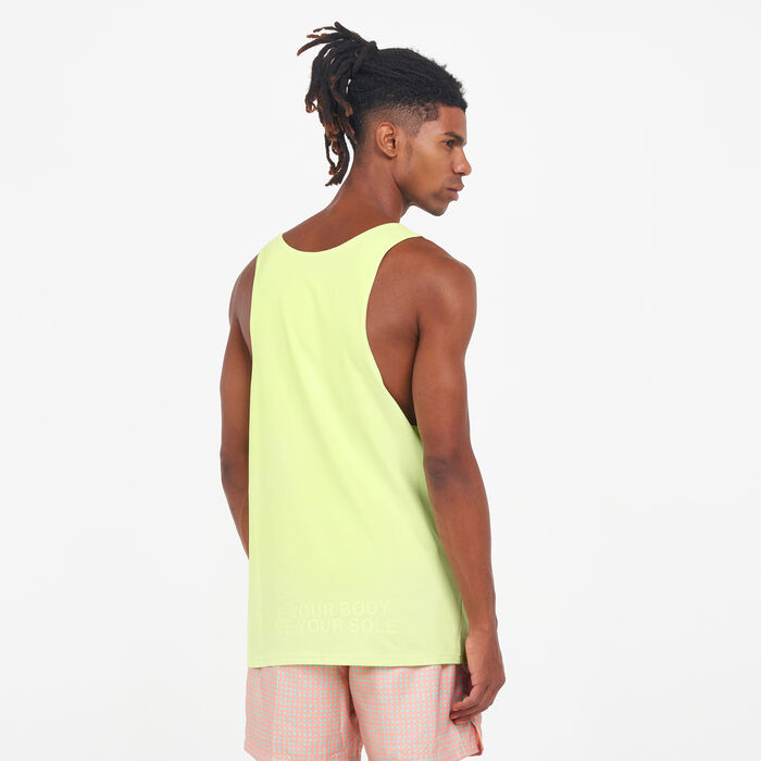 Nike Men's Sportswear World Tour Tank Top Green image number 1