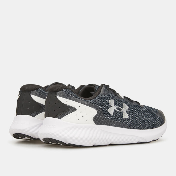 Under Armour Men's UA Charged Rogue 3 Knit Running Shoe Black Under Armour Men's UA Charged Rogue 3 Knit Running Shoe Black image number 2