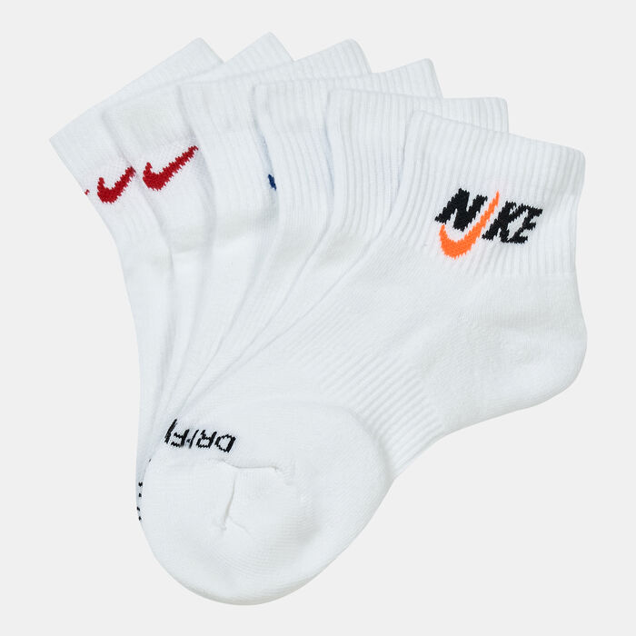 Nike Everyday Plus Cushioned Training Ankle Socks (3 Pack) White Nike Everyday Plus Cushioned Training Ankle Socks (3 Pack) White image number 0