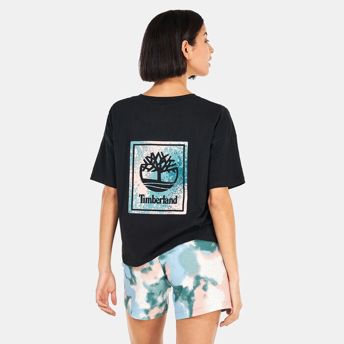 Timberland Women's Natural Summer Graphic T-Shirt Black Timberland Women's Natural Summer Graphic T-Shirt Black image number 1