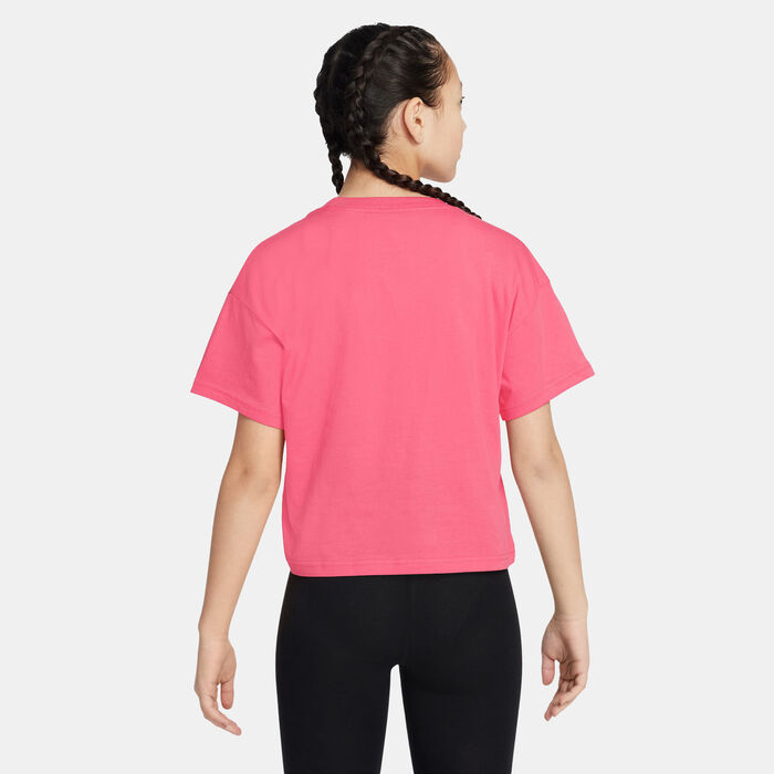 Nike Kids' Sportswear T-Shirt (Older Kids) Pink Nike Kids' Sportswear T-Shirt (Older Kids) Pink image number 1