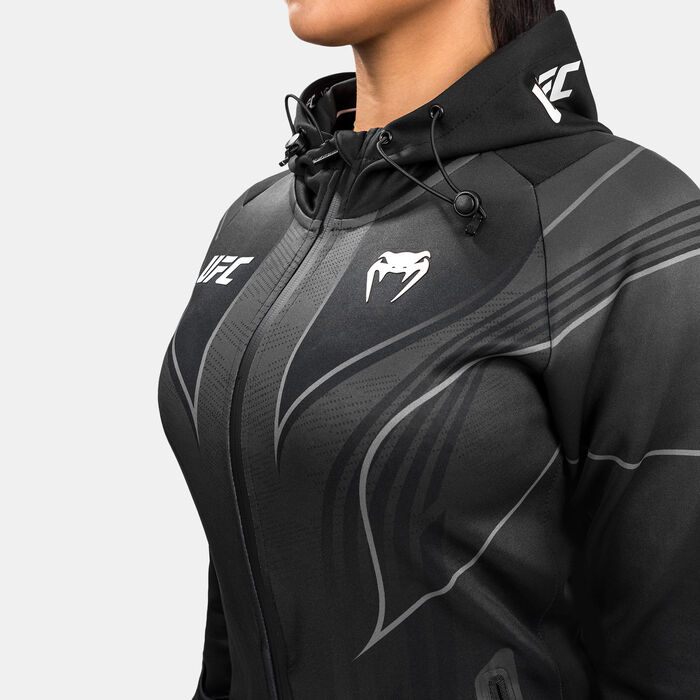 Venum Women's x UFC Authentic Fight Night 2.0 Walkout Hoodie Black Venum Women's x UFC Authentic Fight Night 2.0 Walkout Hoodie Black image number 3