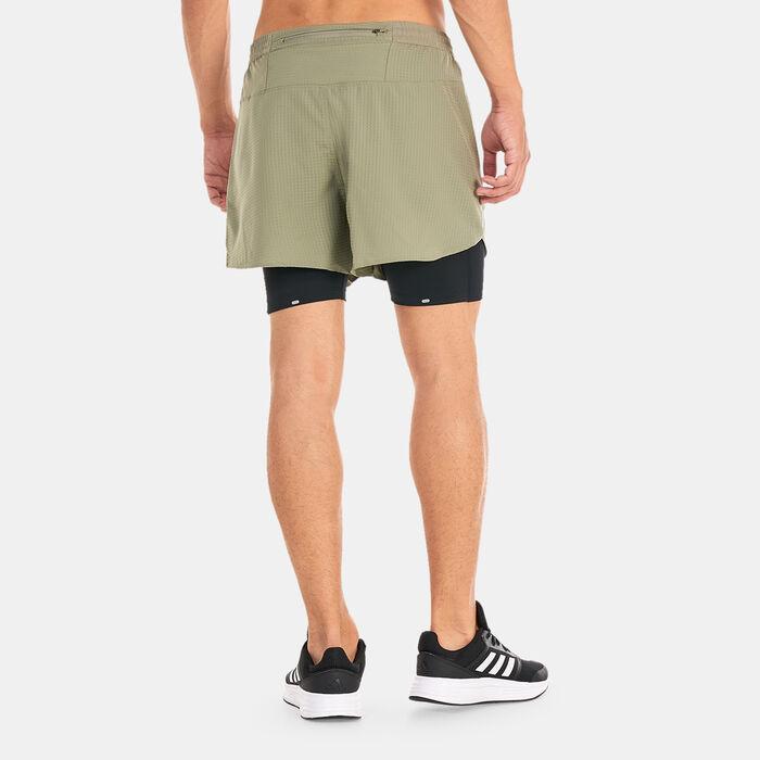 adidas Men's Designed 4 Running 2-In-1 Shorts Brown adidas Men's Designed 4 Running 2-In-1 Shorts Brown image number 1