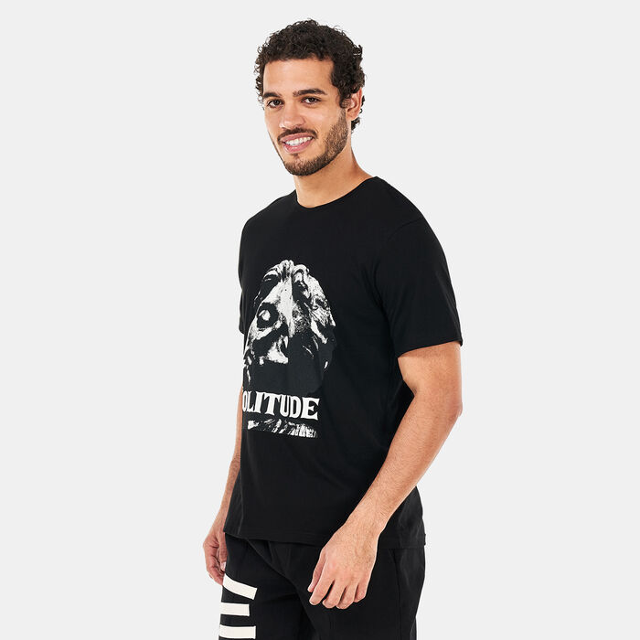 Tee Library Men's Supima Straight Hem T-Shirt Beige image number 0