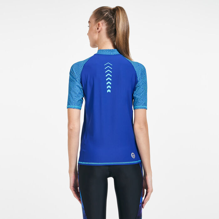 Speedo Men's Pulse Rashguard Blue image number 3