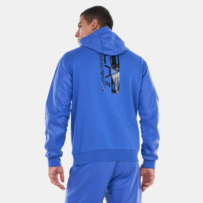 EA7 Emporio Armani Men's Training Pack Hoodie Blue EA7 Emporio Armani Men's Training Pack Hoodie Blue image number 1