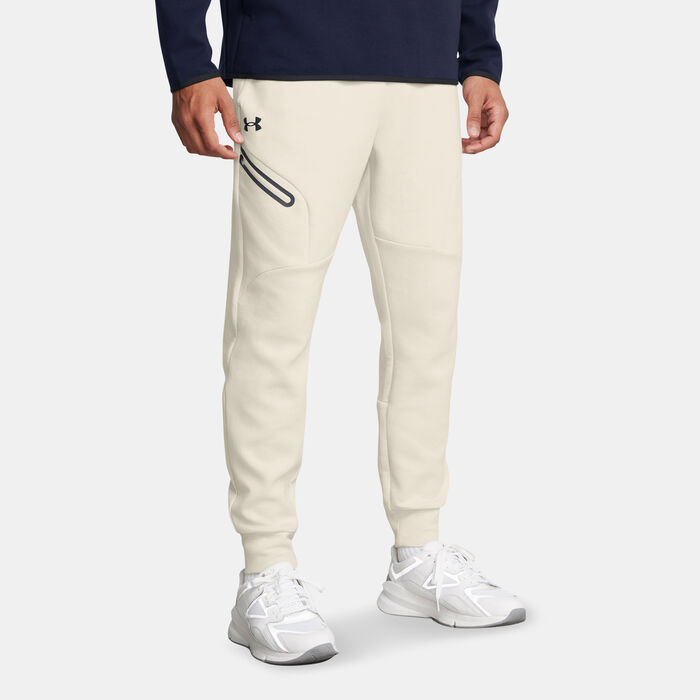 Under Armour Men's Unstoppable Fleece Joggers White Under Armour Men's Unstoppable Fleece Joggers White image number 0