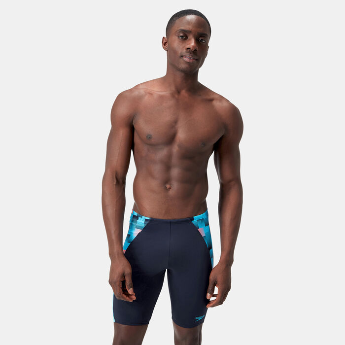 Speedo Men's Endurance+ MAX Splice Swimming Jammers Blue Speedo Men's Endurance+ MAX Splice Swimming Jammers Blue image number 0