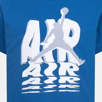 Nike Kids' Air Galaxy T-Shirt and Shorts Set Grey