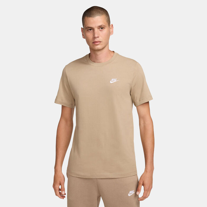 Nike Men's Sportswear Club T-Shirt Beige Nike Men's Sportswear Club T-Shirt Beige image number 0