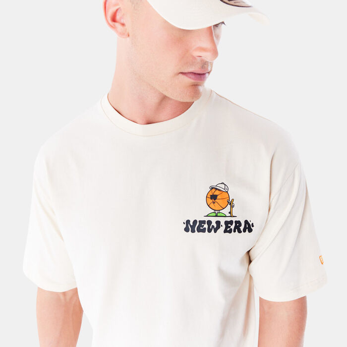 New Era Men's Los Angeles City Graphic T-Shirt Beige New Era Men's Los Angeles City Graphic T-Shirt Beige image number 4