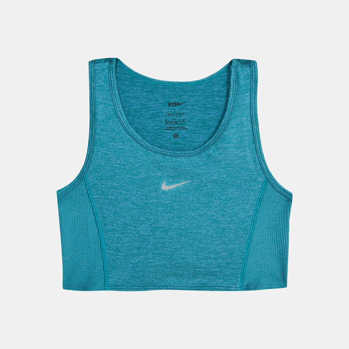 Nike Kids' Yoga Dri-FIT Tank Top Green Nike Kids' Yoga Dri-FIT Tank Top Green image number 0