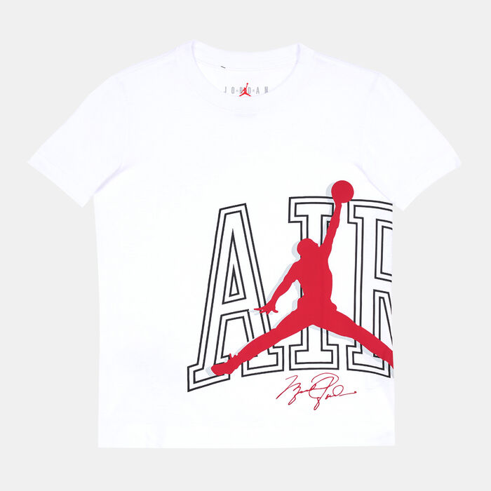 Jordan Kids' Air Rise T-Shirt White Jordan Kids' Air Rise T-Shirt White image number 0