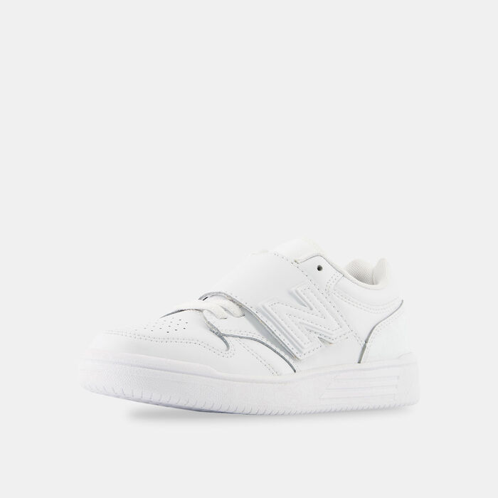 New Balance Kids' BB480 Velcro Shoes White image number 6