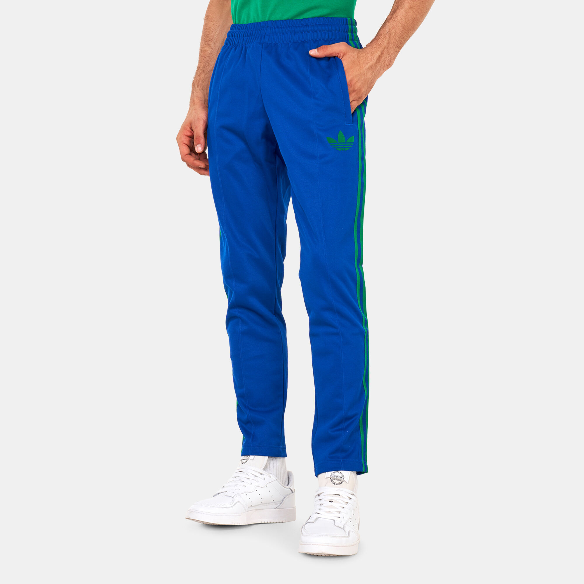 Men s Adicolor Heritage Now Striped Track Pants Blue adidas Originals in Qatar SSS